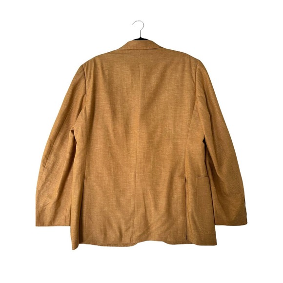 LANIFICIO GALTES Mens Blazer 3 Button Classic Linen Jacket Italy Size 42 - Picture 2 of 5